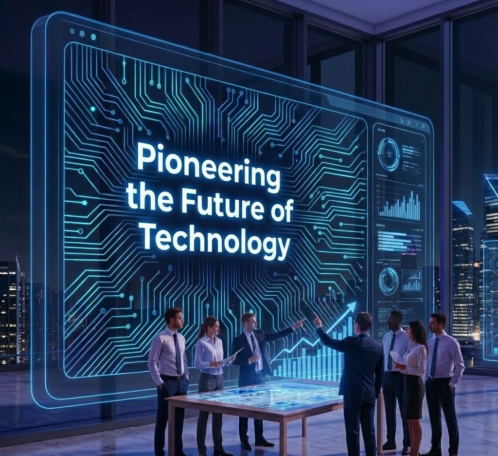 Tech team collaborating